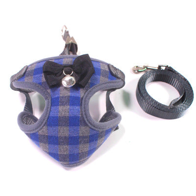 Escape Proof Plaid Pattern Dog Harnesses