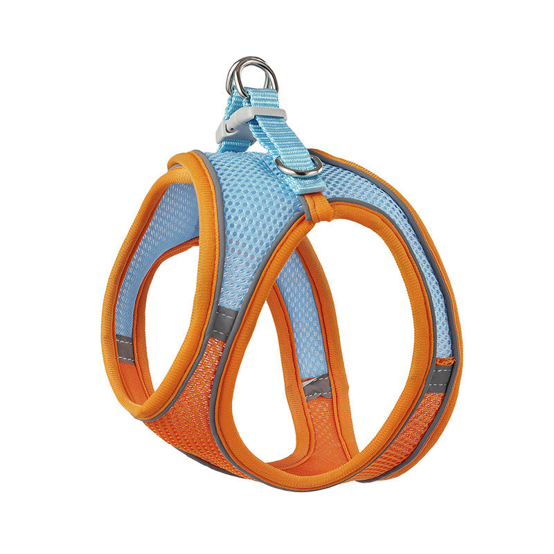 Reflective Cat Breathable Body Harnesses and Leash set