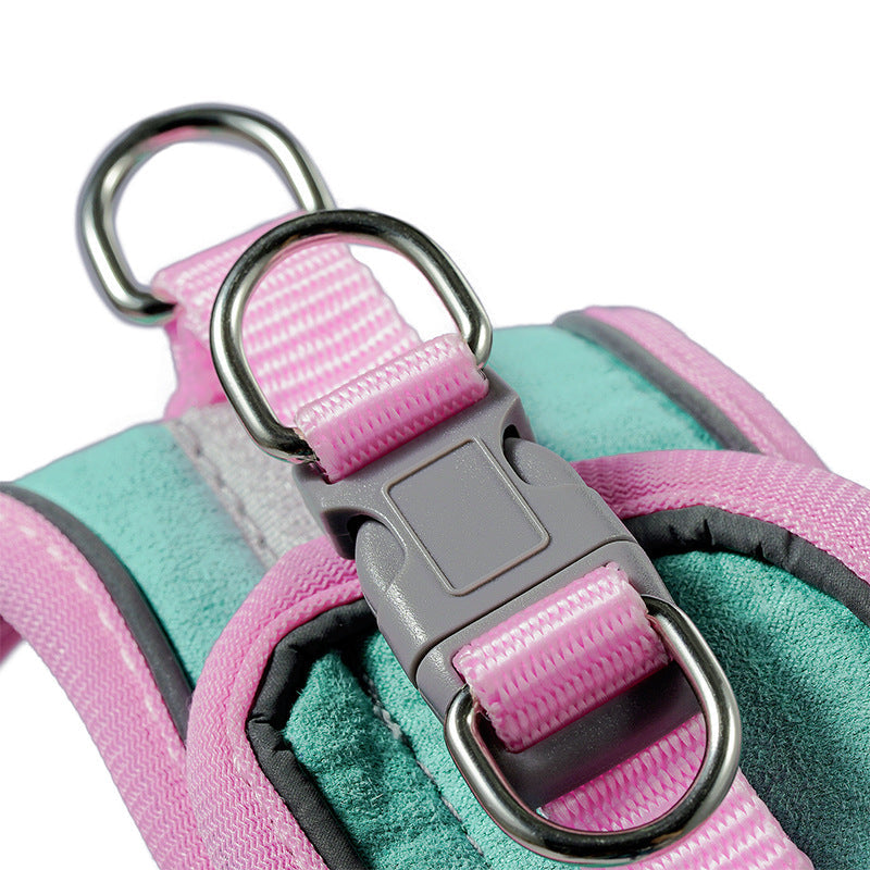 Reflective Cat Breathable Body Harnesses and Leash set