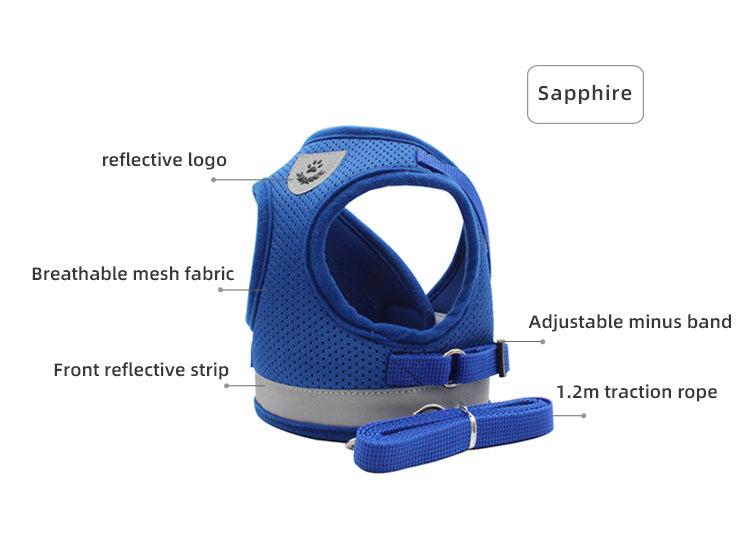 Breathable Walking Vest Harnesses for Dogs