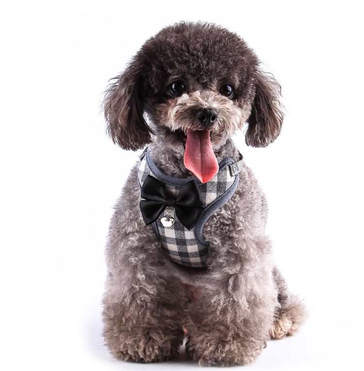 Escape Proof Plaid Pattern Dog Harnesses