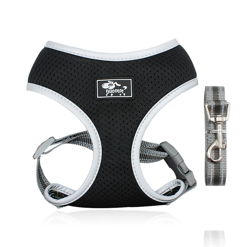 Back Leash Clips Breathable Reflective Dog Vest