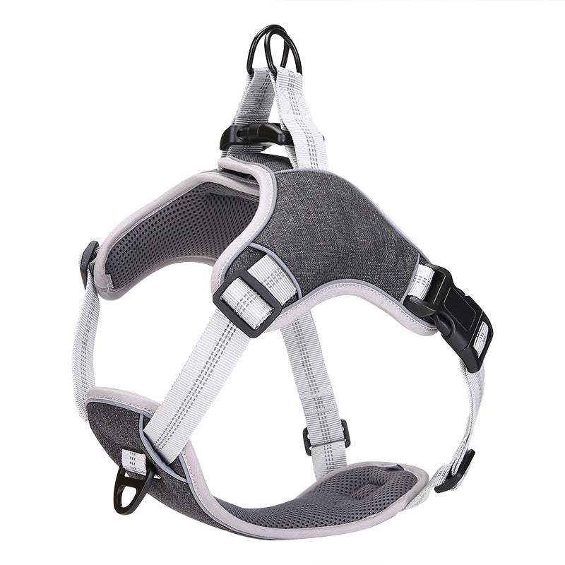 Dog Vest Harnesses Reflective Outdoor Vest