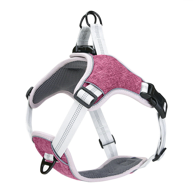 Dog Vest Harnesses Reflective Outdoor Vest
