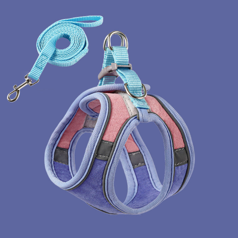 Reflective Cat Breathable Body Harnesses and Leash set