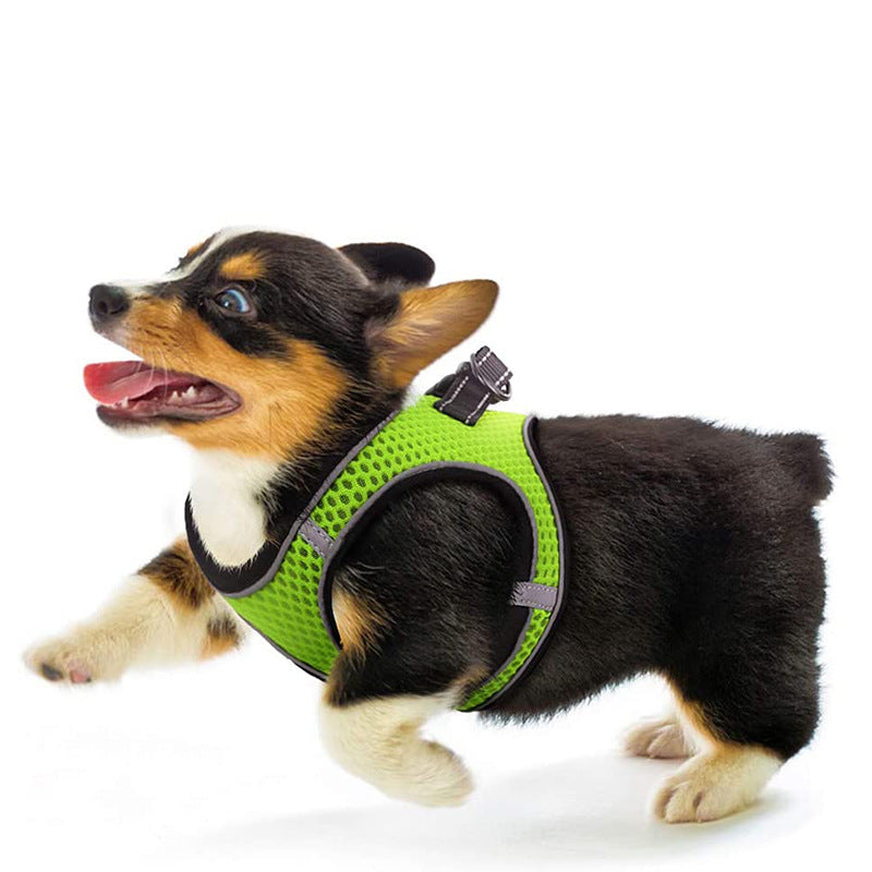 Breathable Mesh Summer Vest Reflective Dog Harnesses