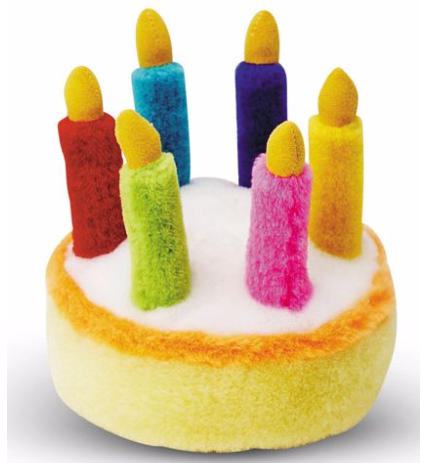 MULTIPET 5.5 IN. BIRTHDAY CAKE