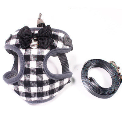Escape Proof Plaid Pattern Dog Harnesses
