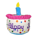 Huxley & Kent "Happy Barkday" Birthday Cake Dog Toy