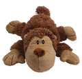 Cozie Spunky Monkey Plush Dog Toy Brown SM