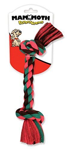 Mammoth Flossy Chews Color Rope Bone Dog Toy