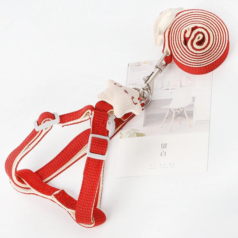 Puppy Starfish Harness and Dog Leash